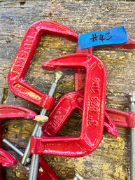 6 Husky 4 C Clamps Lot 2