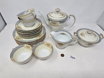 Lot 344 Noritake 19 Piece Tea Set