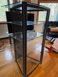 Glass Media Stand