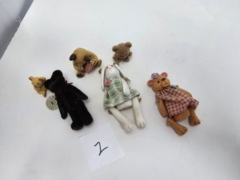 Lot 2 Boyds Bears & Russ Bear & Bunny