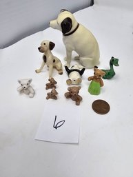 Lot 6 Miniature Doll House Dogs