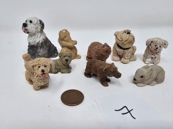 Lot 7 Miniature Doll House Animals