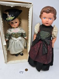 Lot 177 Vintage Antique Dolls German Dutch