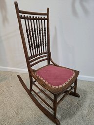 Lot 192 Antique Rocking Chair