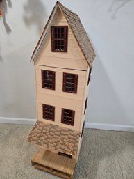 Lot 194 Custom Large Doll House And Accessories