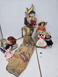 Lot 199 Dolls From Around The World Marionette Puppet Etc