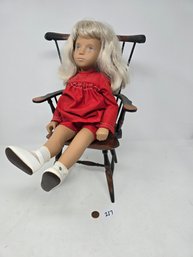 Lot 217 Vintage Blonde Sasha Doll And Chair