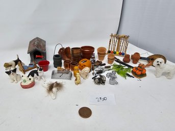 Lot 250 Doll House Accessories Croquet Etc