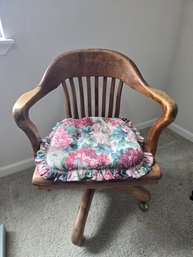 Vintage Office Wood Coasters Brown Chair