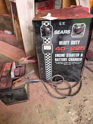 Lot 5 Sears Heavy-Duty Battery Charger & Engine Starter 40-225.