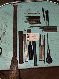 Lot 40 Lot Of Nail Punches And Chisel