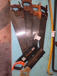 Lot 13 Bunch Of Hand Saws