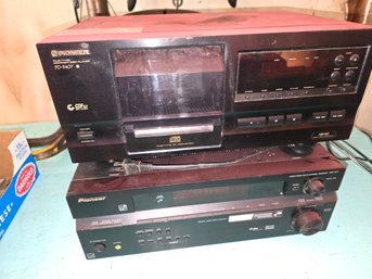 Lot 100 Pioneer PD-F407 Disc CD-File Type Compact Disc Player