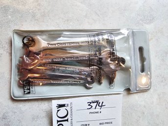 Lot 374 Craftsman 9-4308 8 Pc Metric Open-end Ignition Wrench Set