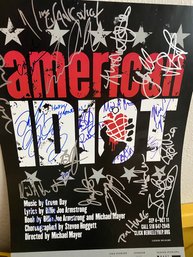 Signed American Idiot Poster