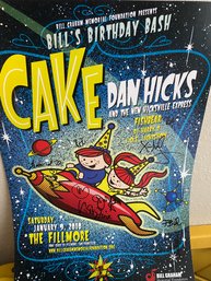 Bill's Birthday Bash Cake Dan Hicks And The New Hicksville Express Ja. 9.2010 Poster