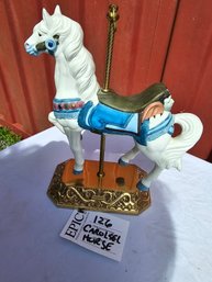Lot 126 Porcelain Carousel Horse