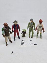 Lot 191 VTG. Star Wars Action Figures (set Of 5)