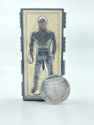 Lot 263 VTG.  STAR WARS KENNER Fat Head HAN SOLO IN  CARBONITE CHAMBER 1985 With Original Coin