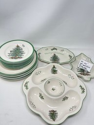 Lot 153 Spode Christmas Tree Tableware Set