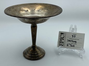 Lot 37 Preisner Sterling Silver Weighted Pedestal Bowl