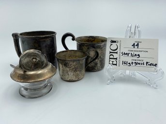 Lot 44 Assorted Sterling Silver Ware