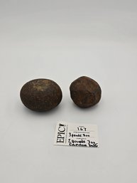 Lot 167 3 Pound/8 Oz. And 2 Pounds./ 3 Oz. Cannon Balls