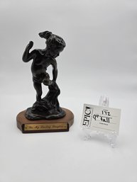 Lot 172  'Yes, My Darling Daughter' Bronze Sculpture By Julius Schmidt-Felling 10/50 9' Tall