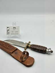 Lot 299 Custom Muela Knife: 'Ni Me Presto Ni Me Doy, Solo De Mi Dueo Soy