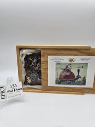 Lot 237 Artifact Puzzles 'joe Vaux Season Of The Rabbit' Complete 300 Pcs. Wooden Jigsaw Puzzle