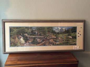 Lot 219 Bev Doolittle Music In The Wind Limited Edition: Framed Artwork, Numbered 8831/43500