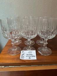 Lot 225  Schott Zwiesel Flamenco Crystal Wine Glasses Set Of 8