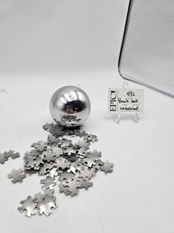 Lot 432 Unsolved Vintage Silver Puzzle Ball