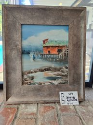 Lot 379 Signed & Framed Seascape Artwork Oil Painting