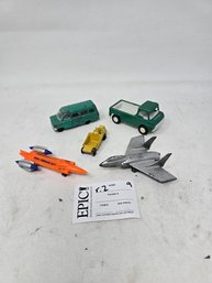 Lot 9 Assorted Vehicle Toys, Playable