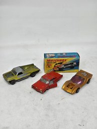 Lot 23 4 Pcs Of MATCHBOX Die Cast Car Collections
