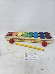 Lot 42 Fisher Price Toy Pull A Tune Xylophone Pull Toy