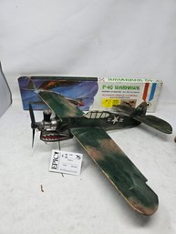 Lot 75 P-40 War Hawk Plain Toy All Die Cut Balsa