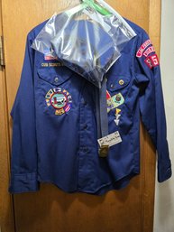 Lot 77 Vintage Boy Scout Cub Scout Uniform Youth Size