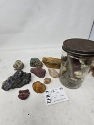 Lot 80 Lot Of Gems Stones, Mineral Stone, Stone Or Rock Collections