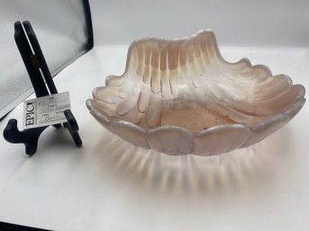 Lot 141 Glass Seashell Bowl