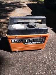 Lot 211 Generac G1000 Portable Generator, Gas, Pull Start