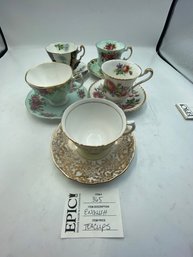 Lot 365 English Tea Set: Paragon, Royal Albert, Adderley, Elizabethan, Koldough China