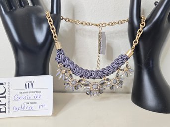 Lot 111 Cookie Lee Statement Rope Necklace: Bold 17' Fashion Accessory