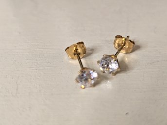 Lot 267 Pair Of 14K Diamond Earrings: Timeless Elegance, Sparkling Brilliance