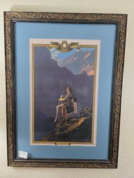Lot 167  Framed Print ' Contentment' By Maxfield Parrish. 22”  - 34 1/2x46
