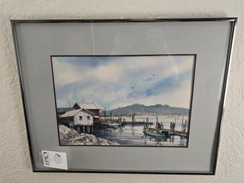 Lot 174 Joan Reeves Framed Art: Captivating 20.75x6.75 Piece  A Perfect Addition To Any Art Collection