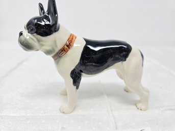 Lot 302 Collectible Vintage 1970s Boston Terrier Dog Figurine By Goebel 2' X 5' X 4' (T)