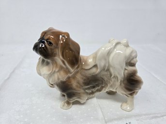 Lot 305 Collectible Pekingese Porcelain Dog Figurine Austria 5'x2' X4'(T)
