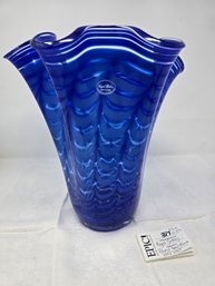 Lot 317  Royal Gallery Bland Hand Blowh Glass Vase 11.5' X 12.5' Tall